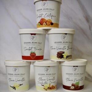 Pots de glaces ½ litre