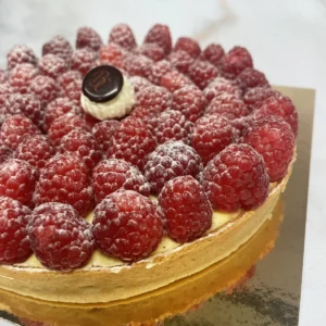 Tarte aux framboises