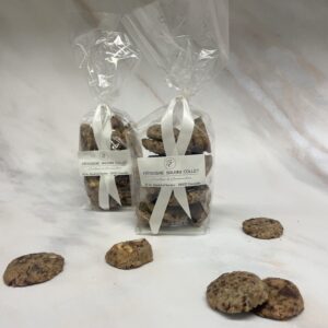 Mini cookies chocolat amande noisette